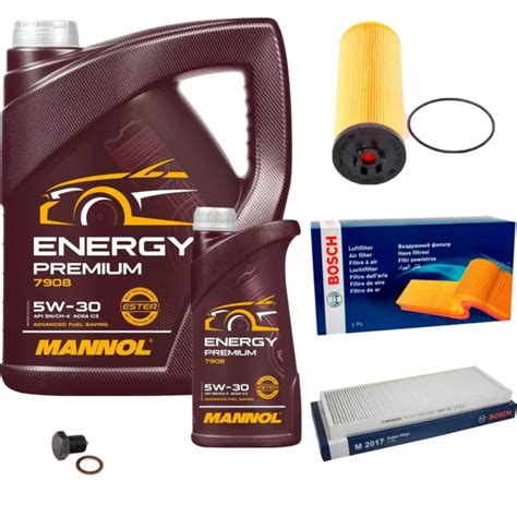 Bosch Inspection Set L Mannol Energy Premium W Pour Audi A Avant