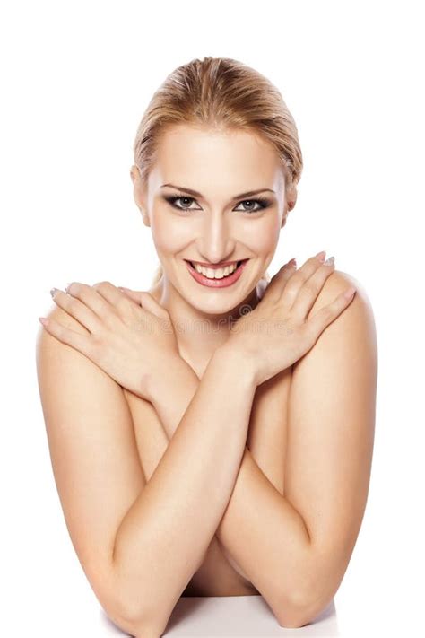 Smiling Blonde Stock Photo Image Of Healthy Posing