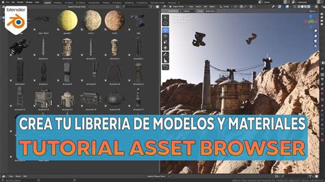 Tutorial Asset Browser Blender Modelos 3d Gratis Youtube