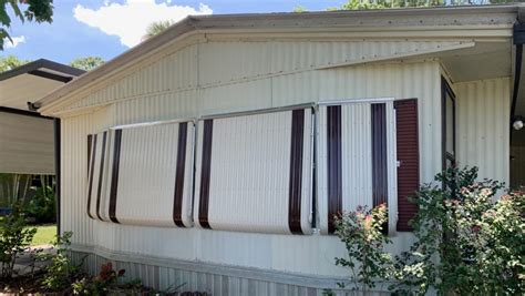 Bay Window Awnings In Cocoa Florida Haggetts Aluminum