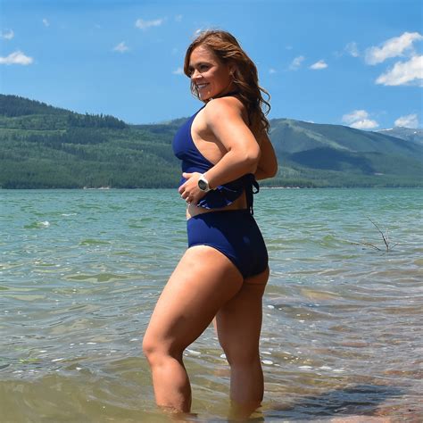 Blue Mid Rise Full Coverage Bikini Bottoms Etsy