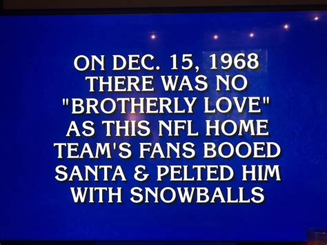 From Jeopardy tonight! Excellent. : r/philadelphia