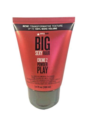 Big Sexy Hair Creme 2 Powder Play 3 4 Oz Volumizing Texture Style 646630018581 Ebay