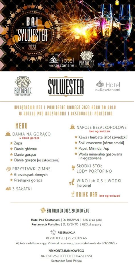 Portofino Restauracja SYLWESTER 2022