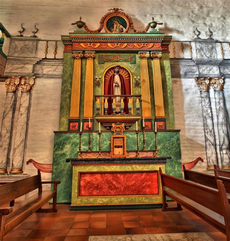 Altar At Mission San Jose Ca Old Churches California Missions Mission