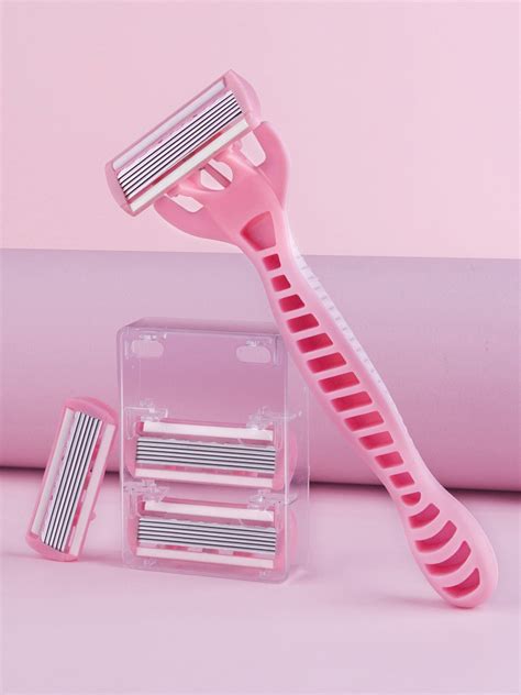 E Handle Blades Men And Women Hair Safety Bikini Aloe Strip Razors Blade Set Female