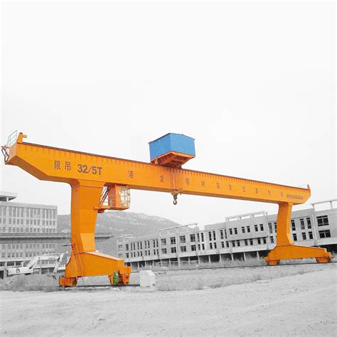 Cabin Control Box Type Traveling Single Girder Goliath Gantry Crane