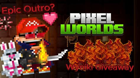 Podsumowanie Giveaway Na Powr T Pixel Worlds Youtube