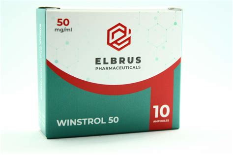 Winstrol Elbrus Pharmaceuticals 10 Ampuller X 50mg Steroid Og Steroid