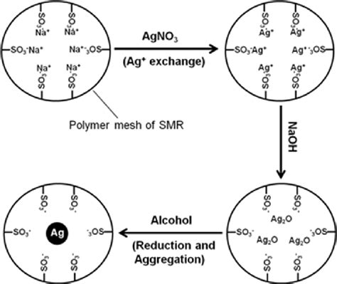 Scheme1route Of The Agnpssmr Catalyst Synthesis Download