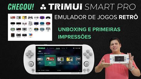 Chegou Meu Trimui Smart Pro Console Emulador De Jogos Retr Youtube