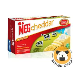 Jual MEG CHEESE Keju Cheddar Merah 165 G Halal Chedar Indonesia