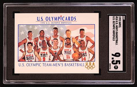 U.S. Olympic Basketball Team 1992 Impel U.S. Olympic Hopefuls #18 (SGC ...