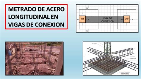 METRADO DE ACERO LONGITUDINAL EN VIGA DE CONEXION YouTube