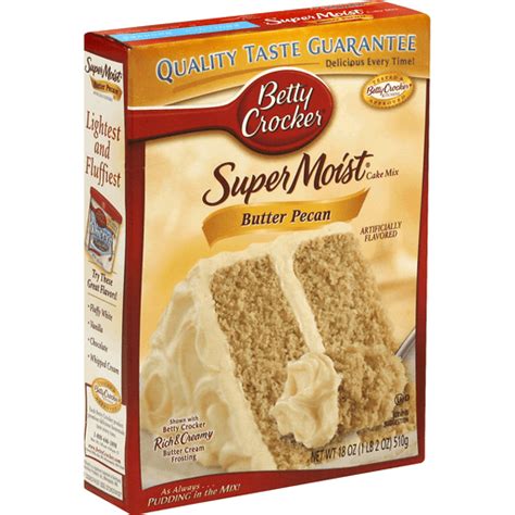 Betty Crocker Super Moist Cake Mix Butter Pecan Cake And Cupcake Mix Foodtown