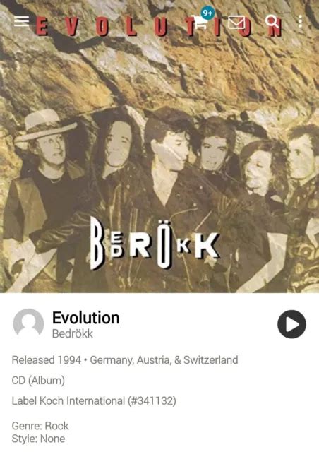 Bedrokk ~ Evolution Cd 1994 Hi Tech Aor Mélodic Yacht Rock Westcoast