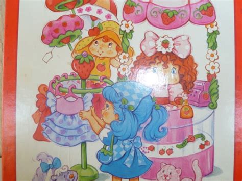 Vintage Strawberry Shortcake Puzzle by silverliningtoys on Etsy