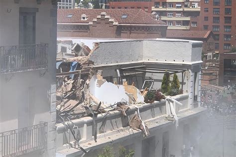 Fuerte Explosión En El Centro De Madrid Destruye Edificio Y Autos