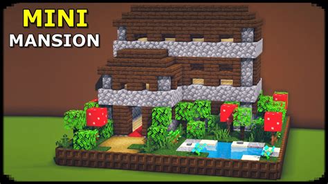 MINI Woodland Mansion Minecraft Mini Build Hacks YouTube