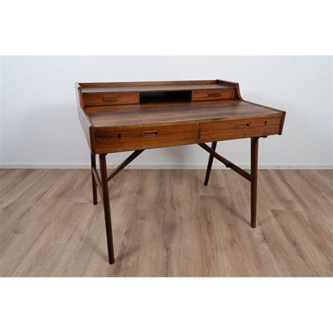 Bureau Vintage En Palissandre Mod Le Par Arne Wahl Iversen Pour