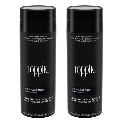 Toppik Hair Building Fibers Fill In Fine Or Thinning Hair Black 55