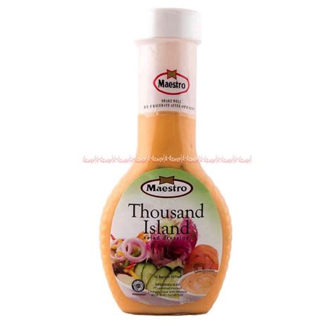 Jual Maestro Thousand Island 237ml Salad Dressing Tousand Iland Kemasan