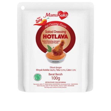 Harga Mamasuka Salad Dressing Hot Lava 100G CekList ID