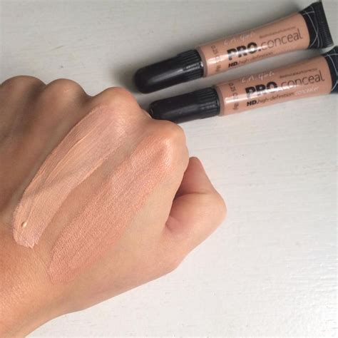 L A Girl Pro Conceal HD Concealer In Classic Ivory Left And Nude