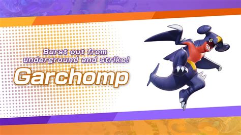 Garchomp Character Spotlight Pok Mon Unite Youtube