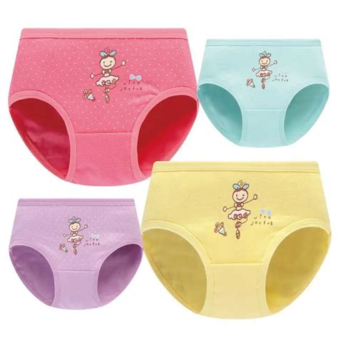 4 Stks Set Kinderen Slips Cartoon Baby Meisje Ondergoed Kinderen Broek