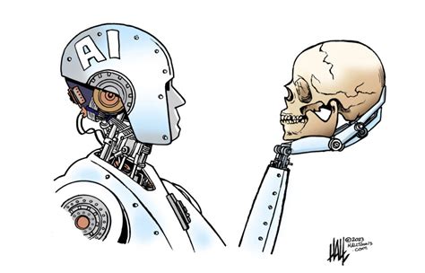 Intelligence artificielle une r évolution Cartooning for Peace