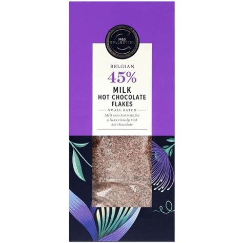 M S Belgian Milk Hot Chocolate Flakes G Compare Prices Where To Buy Trolley Co Uk