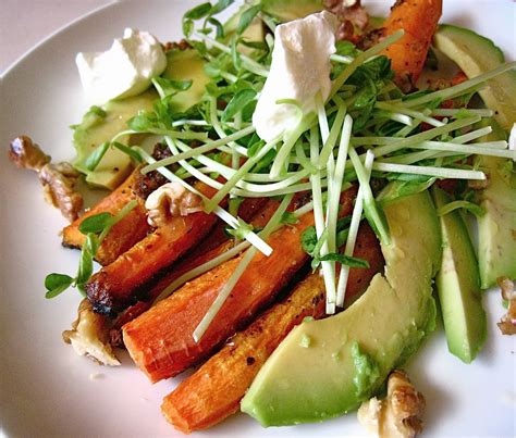 Kitchen Fiddler Roasted Carrot And Avocado Salad A La Abc Kitchen