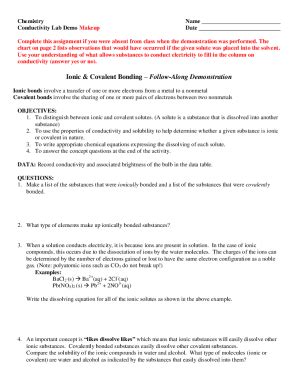 Fillable Online Solved Report Sheet Experiment 11 Conductivity Of Fax