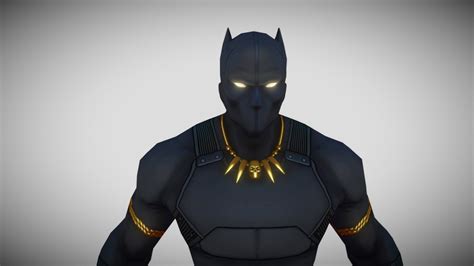 Black Panther D Model By Sanu Jose Dd C B Sketchfab