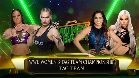 Ronda Rousey Shayna Baszler Vs Liv Morgan Raquel Rodriguez At Money