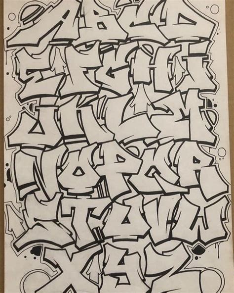 Graffiti Alphabet On Instagram From Elon Mosc Graffitialphabet Abc