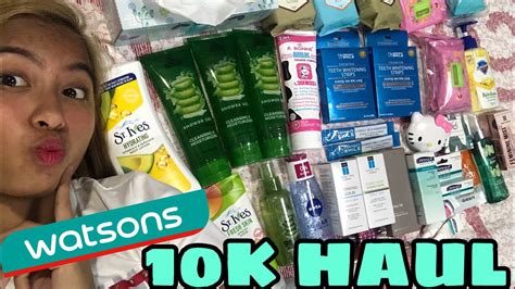 Watsons Haul Giveaway Skincare Make Up Etc Philippines