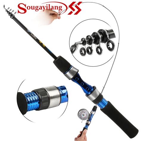 Sougayilang Carbon Fiber Telescopic Rod Superhard Ultra Light For Surf