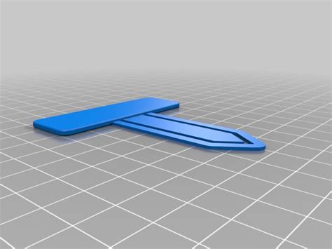 Бесплатный 3D файл БЛАНК Закладка/зажим для бумаги 🏢 ・Объект для ...