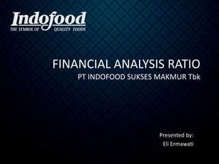 Financial Analysis Ratio Indofood Ppt