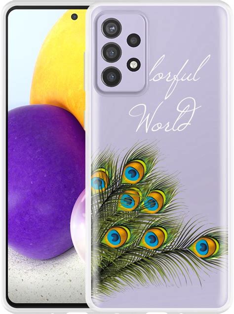 Samsung Galaxy A Hoesje Peacock World Designed By Cazy Bol