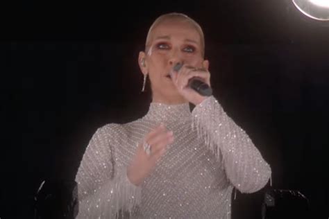 Céline Dion se emociona após cantar na abertura da Olimpíada de Paris