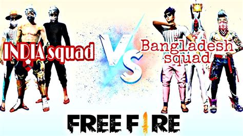 Freefirelive India Server Squad Vs Bangladesh Server Squad 4 Vs 4