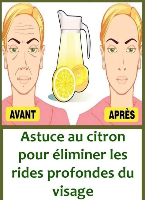 Astuce au citron pour éliminer les rides profondes du visage The