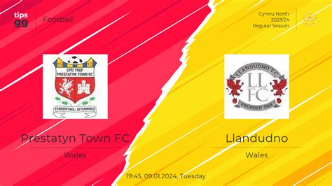 Prestatyn Town Fc Vs Llandudno At Cymru North