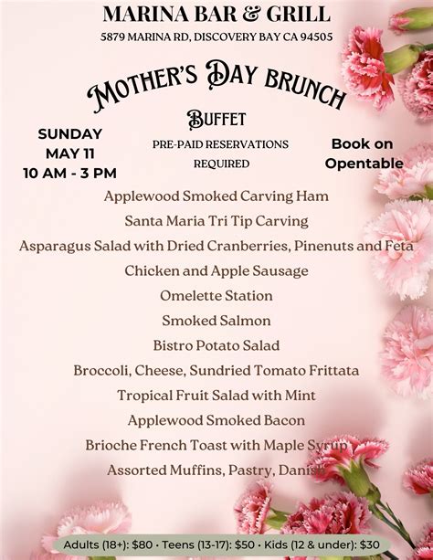 Marina - 🌟 Make this Mother's Day Unforgettable! 🌟 Haven't secured your