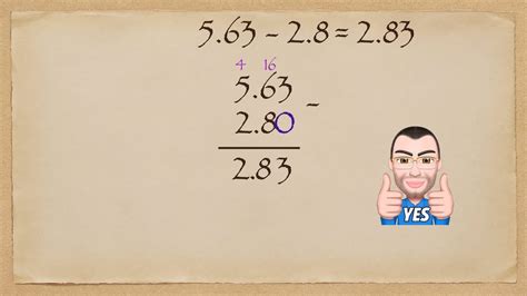 How To Subtract Decimals Learn Just In 2 Minutes Youtube