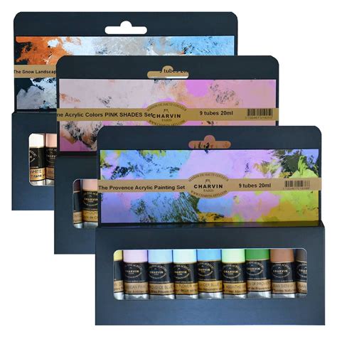 Charvin Sets Of Extra Fine Professional Acrylic Paint Jerry S Artarama