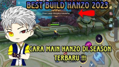 CARA MAIN HANZO Terbaru Ambil Buff MUSUH AUTO SUREN BEST BUILD HANZO